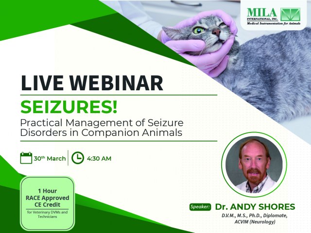 Practical Management of Seizure Disorders in Companion Animals - Webinar