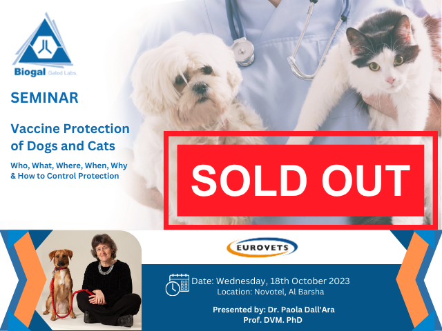 Seminar: Vaccine Protection of Dogs and Cats- Who, What, Where, When, Why & How to Control Protection