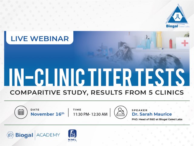 In-clinic Titer Test Comparative Study- Results from Five Clinics - Live Webinar