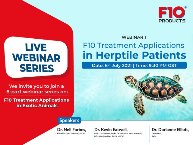 F10 Treatment Applications in Herptile Patients - Webinar