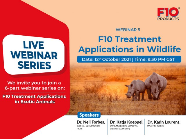 F10 Treatment Applications in Wildlife - Webinar