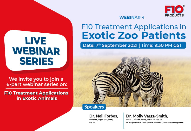 F10 Treatment Applications in Exotic Zoo Patients - Webinar