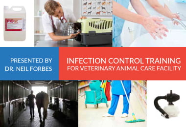 Infection control training for veterinary animal care facility